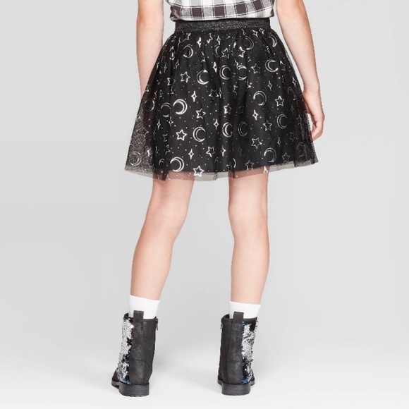 Girls’ black/silver TuTu skirt - Picture 2 of 6